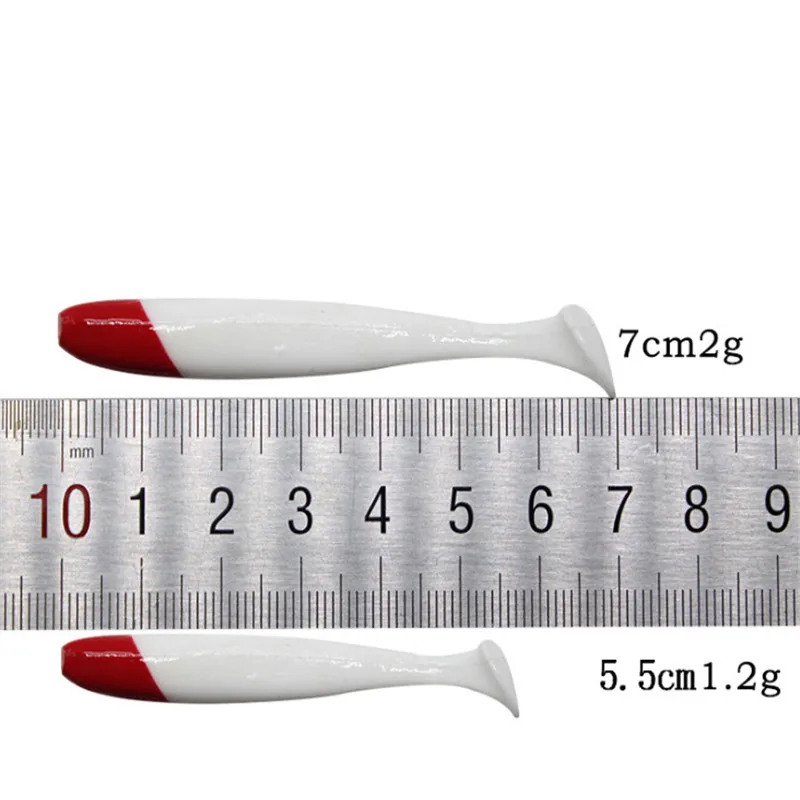 5/10 шт Искусственный Мягкий воблер Карп рыболовные приманки 5 см 1 2g 7 джиг Swimbait