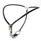 Устройство целомудрия для женщин, из нержавеющей стали, эротическое нижнее белье, блокируемое БДСМ-устройство для связывания, секс-игрушки для женщин