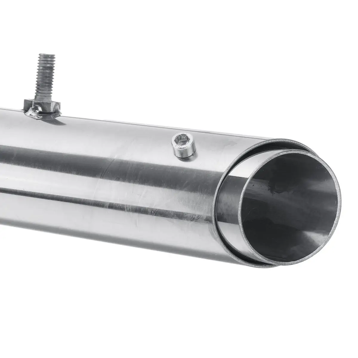 

Motorcycle Exhaust Pipes Full Exhaust System + Silencers ForHonda For Shadow Vt400 Vt600 Exhaust Pipes With Removable Silencer