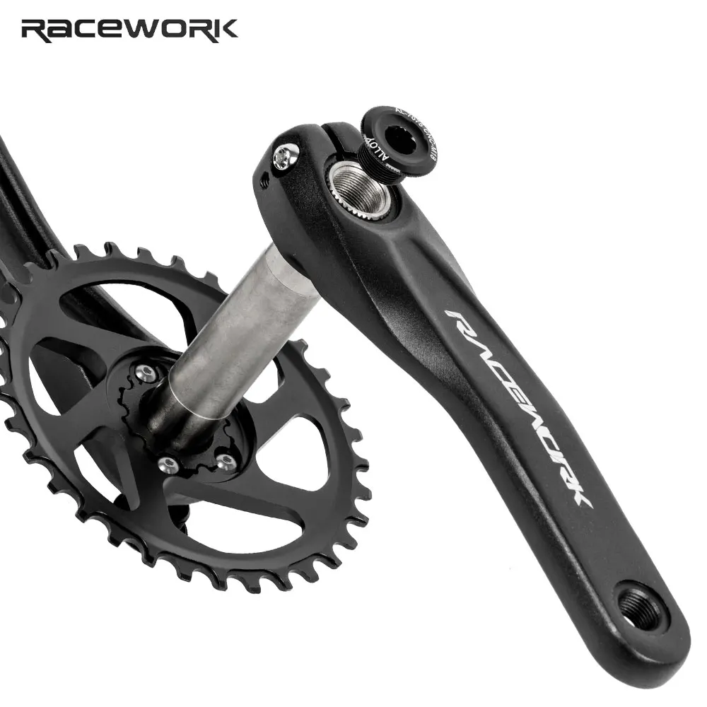 RACEWORK кривошипная система 170 мм 175 фотолампа 30T 32T 34T 36T 38T узкая широкая корона для