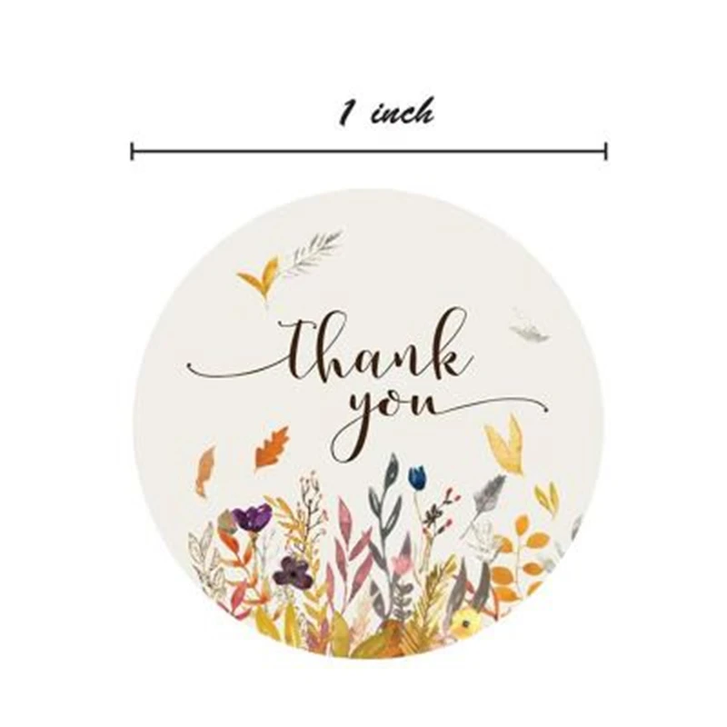 New 500pcs/roll thank you stickers seal labels handmade custom sticker scrapbooking for gift decoration stationery | Дом и сад