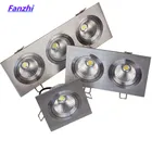 Супер яркий светодиодный встраиваемый потолочный светильник COB 7 Вт 12 Вт 24 Вт 36 Вт Светодиодный прожектор украшение светодиодный светильник AC 110 В 220 В