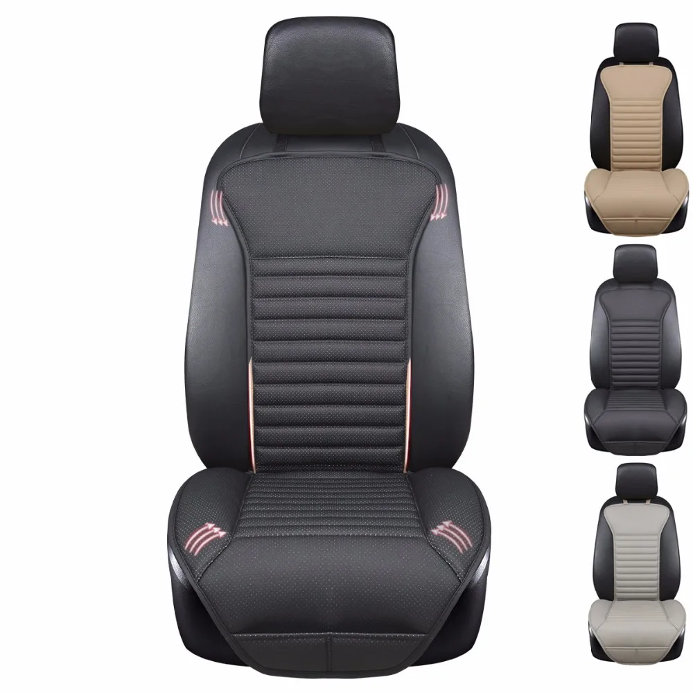 

2020 Brand New Pu Leather No Wrinkle Car Seat Cushions,not Moves Cushion, Feel Good Universal Non-slide Covers Y4 X36