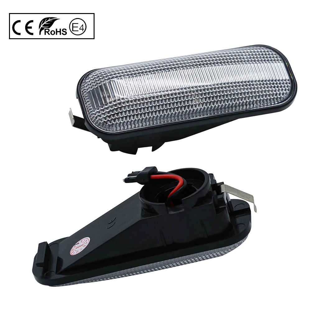 2X Honda прозрачный светодиодный габаритный фонарь для крыльев светильник