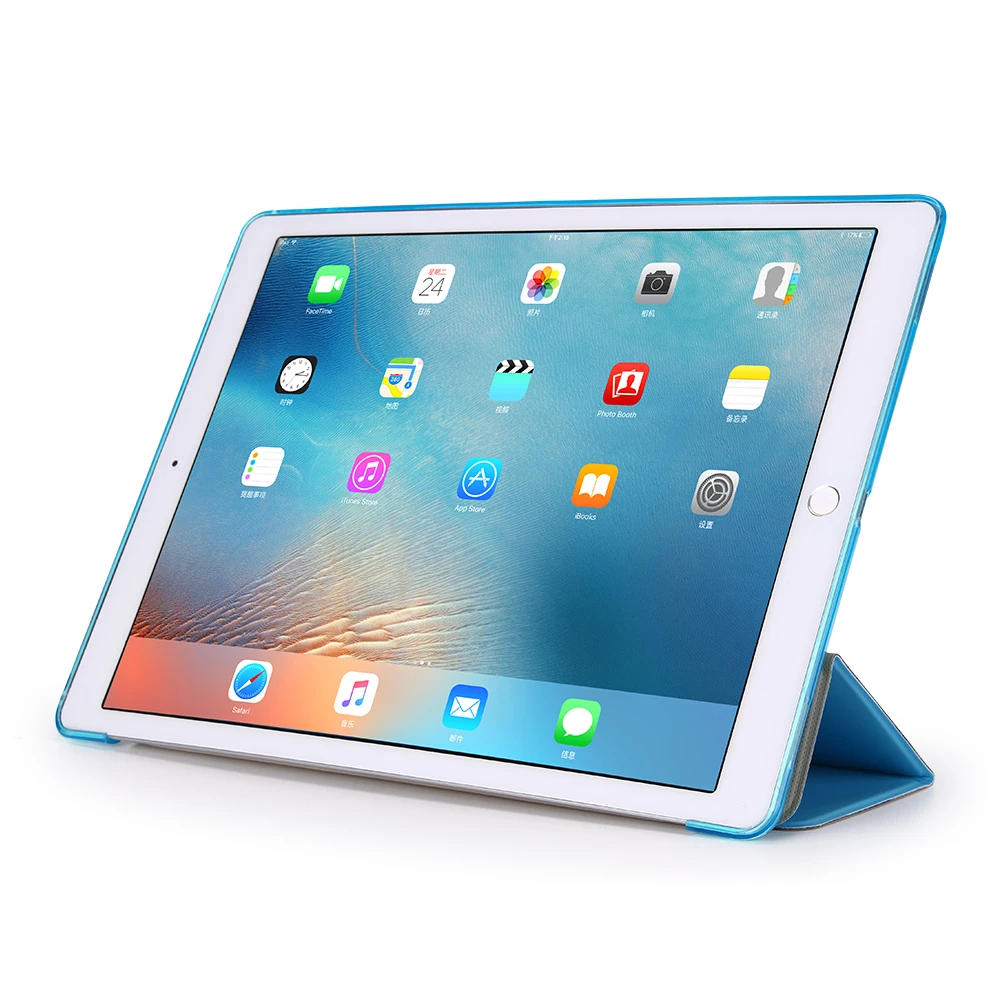 Чехол для ipad pro 12,9 чехол, GOLP pu кожаный смарт-чехол Мягкий ТПУ задний флип-чехол для ipad pro 12,9 дюйма