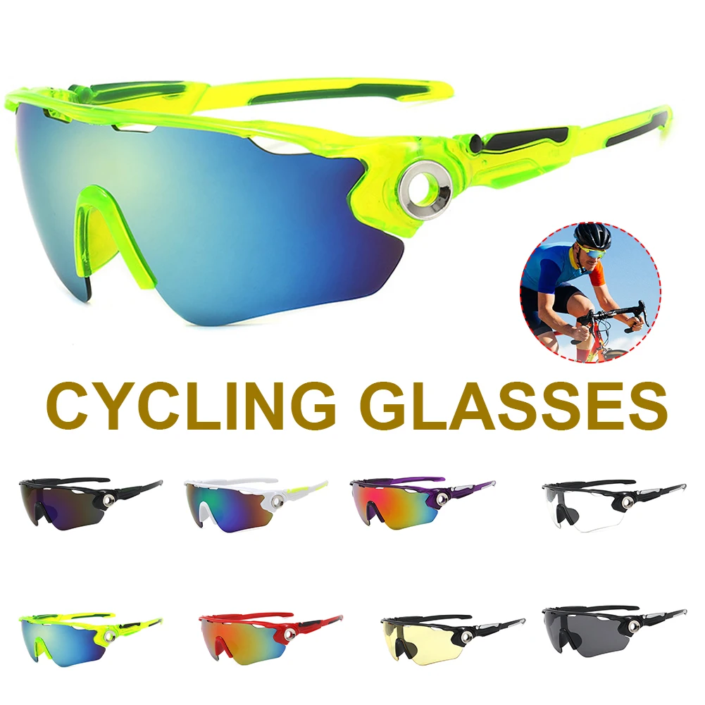

Cycling Eyewear 8 Clolors Outdoor Sports Sunglasses Men Women Cycling Glasses MTB Glasses Road Riding Bike Sunglasses Goggles