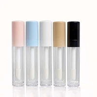 1020 50100pcs 8ml white big wand transparent lip gloss tube cosmetic thick brush pink black empty lipgloss container