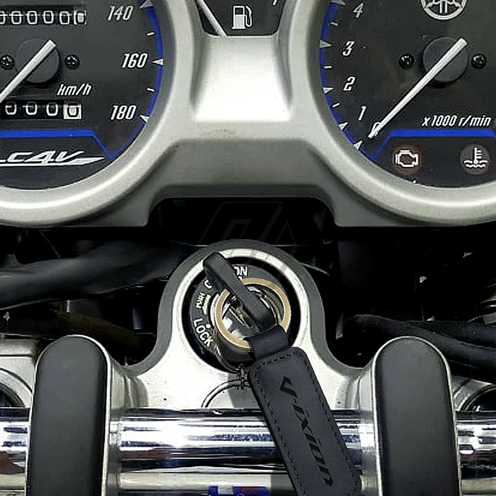 Брелок для ключей мотоцикла из воловьей кожи подходит Yamaha V-IXION 150 155 R | Автомобили