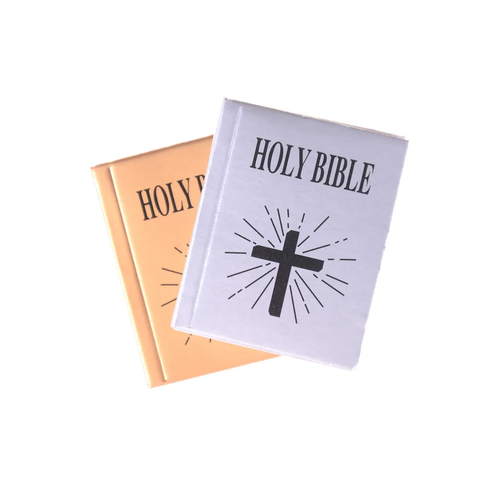 

Mini English Edition Holy Bible Book Dollhouse Miniature Scene Decoration 1/6 Scale Dolls Accessories