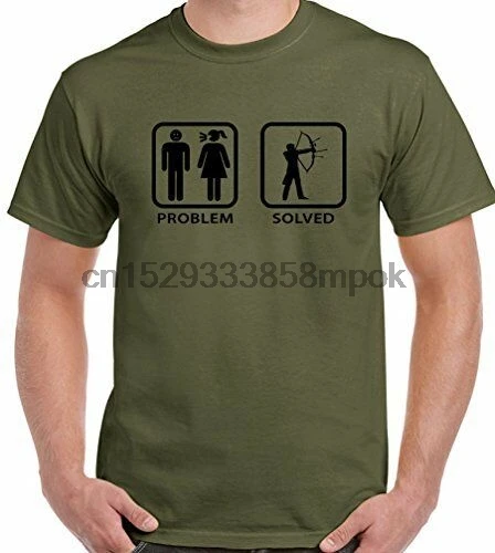 Футболка для стрельбы из лука разрешающая проблему Мужской Забавный лук стрелы