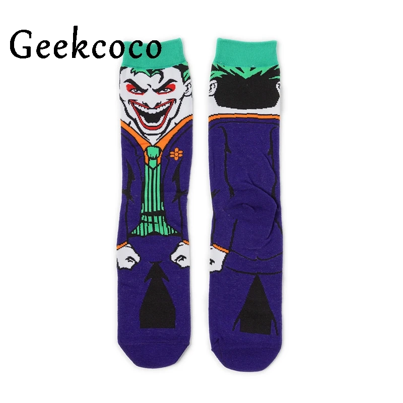 

Joker horror movie модные мужские носки унисекс повседневные Нескользящие дышащие удобные длинные носки новая одежда аксессуары J0812