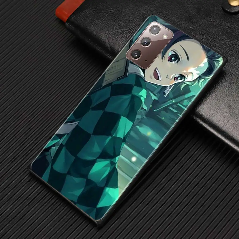 

Moon Demon Slayer Kimetsu No Yaiba Phone Case for Samsung Galaxy Note 20 10 Plus 10 Lite Note 8 9 10 20 Ultra 5G Silicone Shell