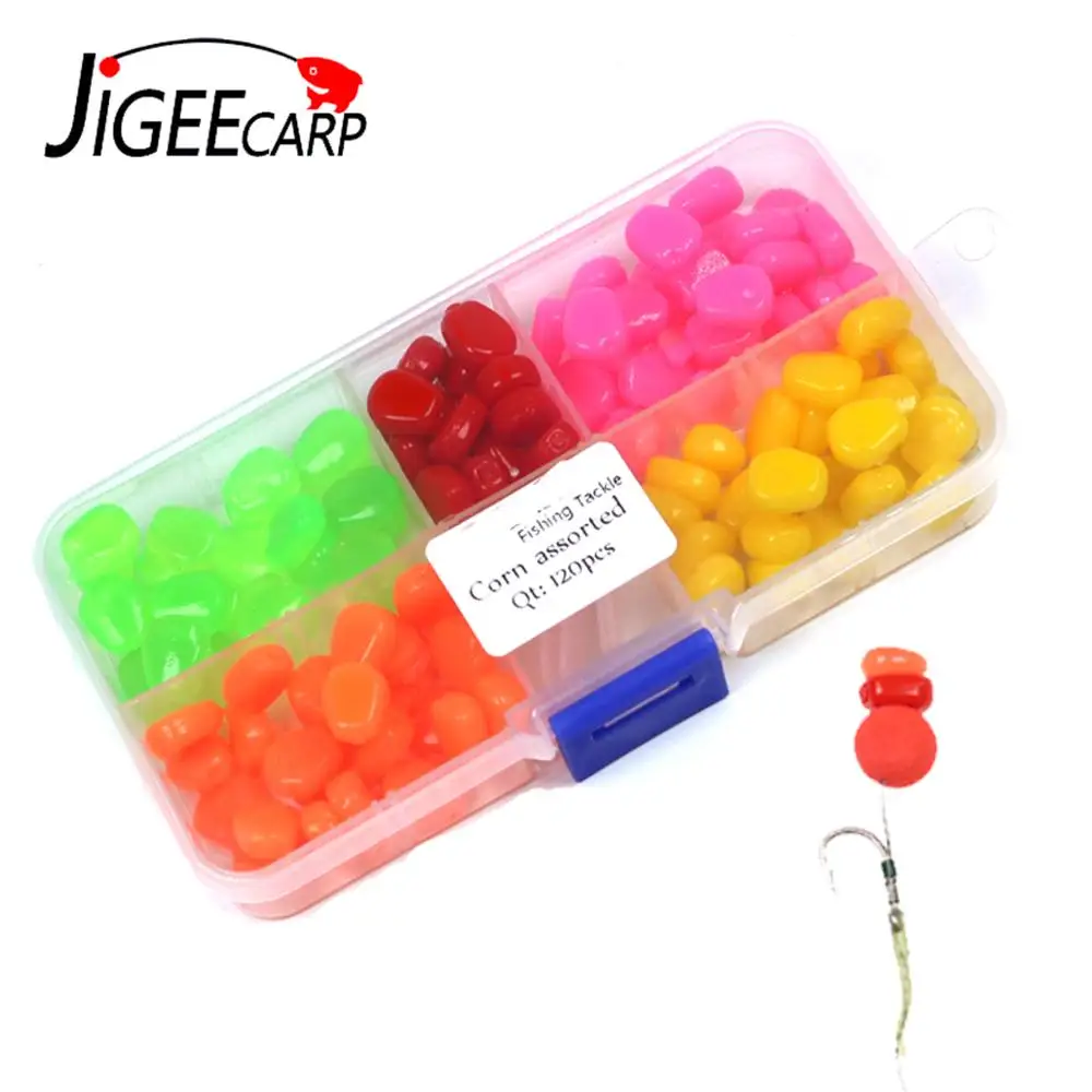 120 шт. рыболовные приманки для ловли карпа 5 цветов | Спорт и развлечения