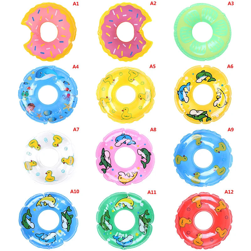 

1PCS Doll Swimming Buoy Lifebelt Ring For Doll Accessories DIY Dollhouse Toy Baby Gift Summer Beach Bathing