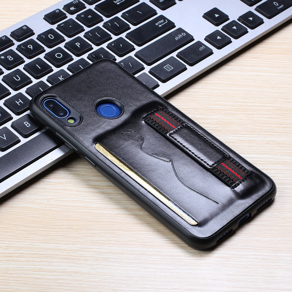 Кожаный чехол-портмоне с отделением для карт ремешком чехол для Xiaomi mi 9T Pro Red mi 7 7A Red mi Note 7 Pro роскошный мягкий ТПУ ремешок чехол для телефона, Capa