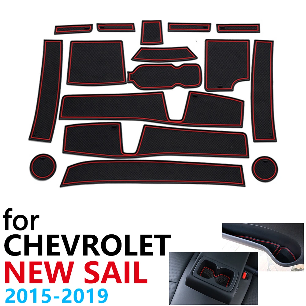 Противоскользящий резиновый коврик для подстаканника дверной паз Chevrolet Sail New Nueva 3