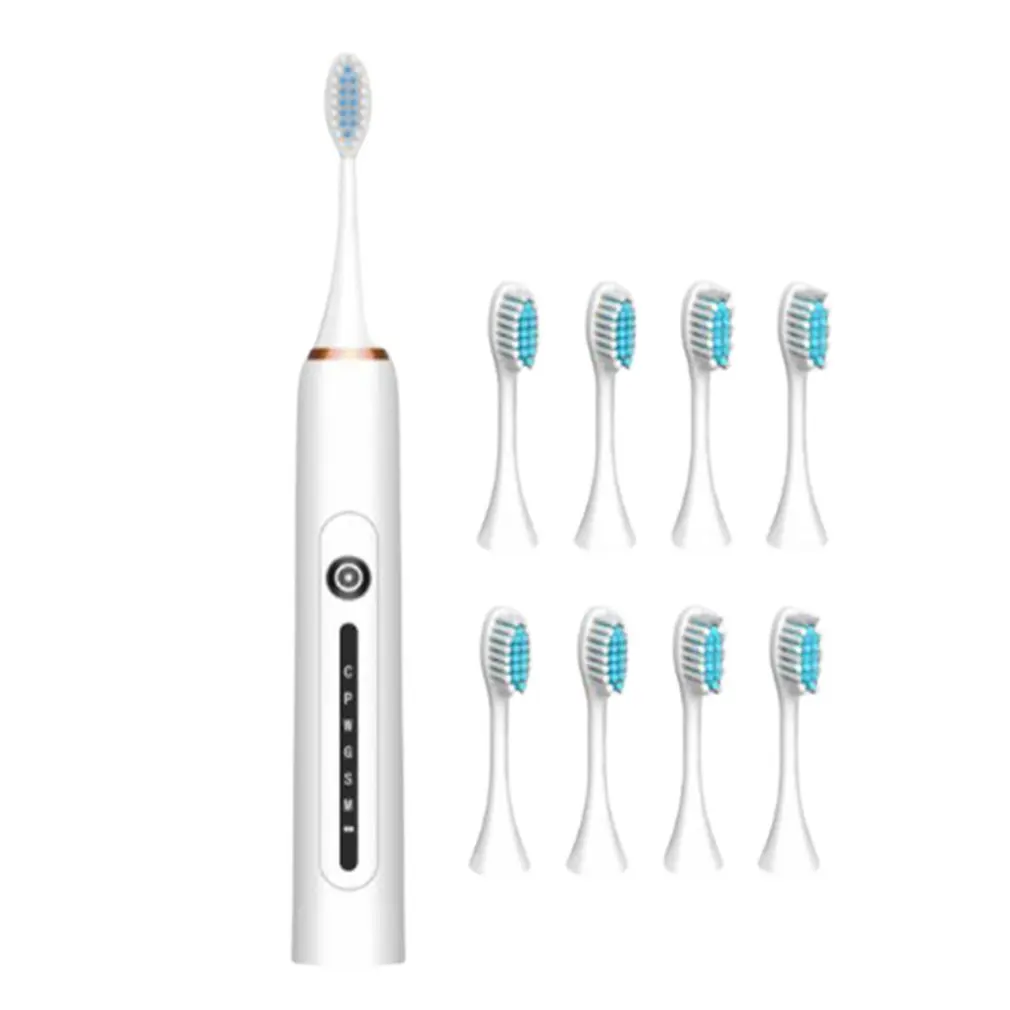 

X7 Adult Electric Toothbrushes Smart Toothbrush USB Rechargeable 8 Heads 6 Speeds Electric Toothbrush