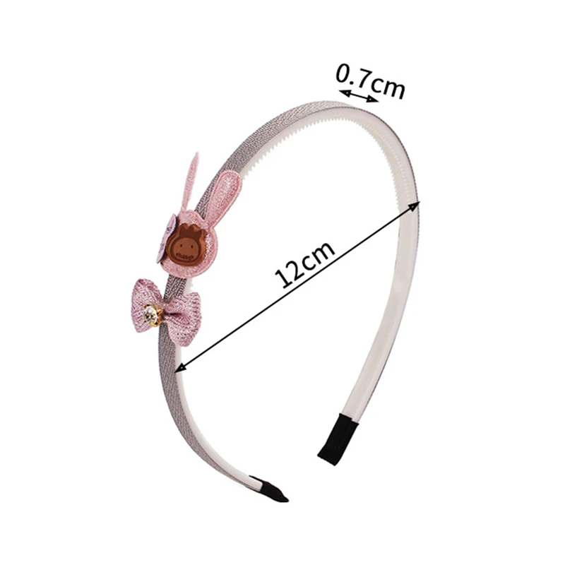 

1PC Cartoon Child Bowtie Cute Hairband Girl Kids headband headwear Cartoon Lace hair accessories Hair Hoop