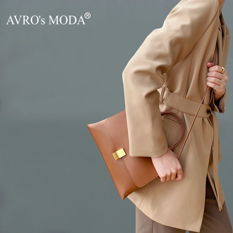 AVRO's MODA Fashion Leather Handbag Women Shoulder Bags Ladies Casual Luxury Designer Retro Crossbody Messenger Flap Tote Bags