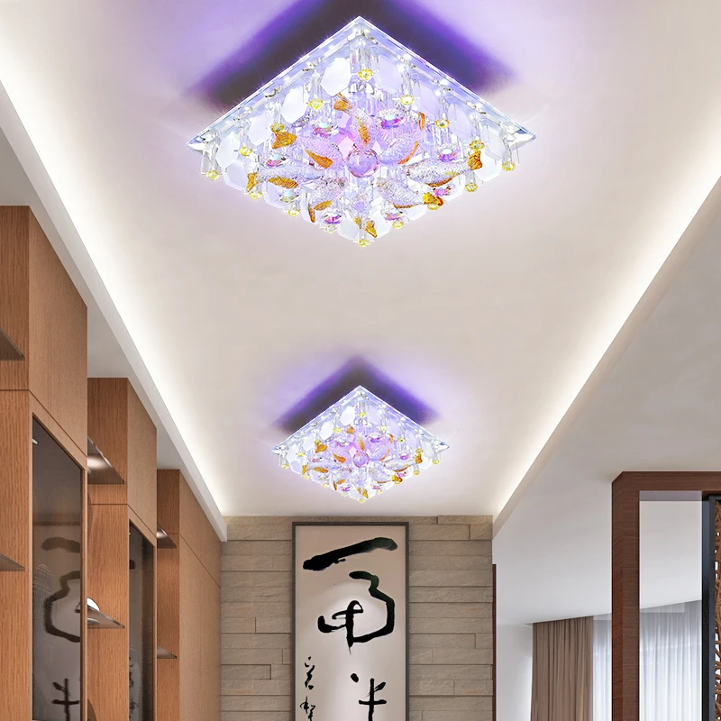 

Aisle Lamp corridor lamp modern simple creative personality Xuan Guan lamp into led crystal embedded ceiling spotlight LM4131445