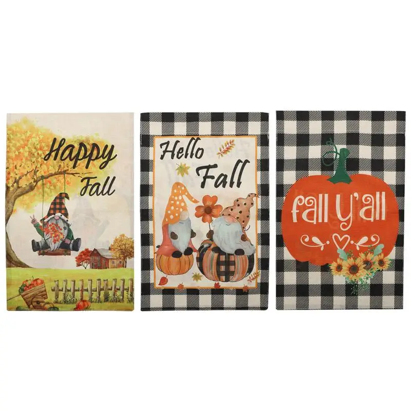 

3 шт., флаги в виде тыквы для сада