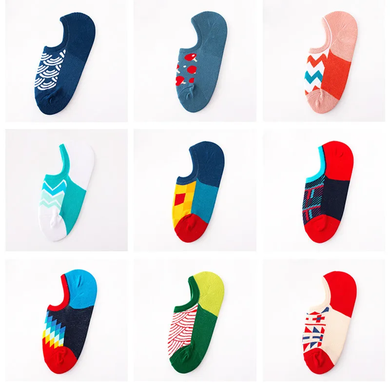 

Cartoon Shallow Mouth Short Socks New Personality Creative Tide Socks Ladies Student Boat Socks Cute Socks