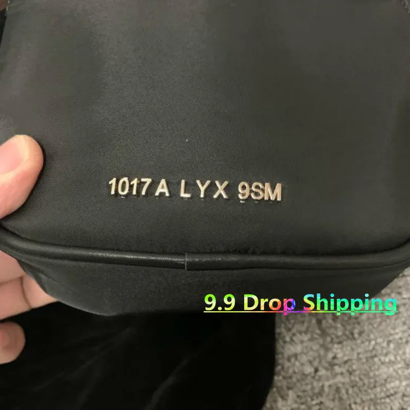 alyx backpack men women high quality nylon 1017 9sm alyx vertical bag front metal letter logo inside leather mark camera bag free global shipping