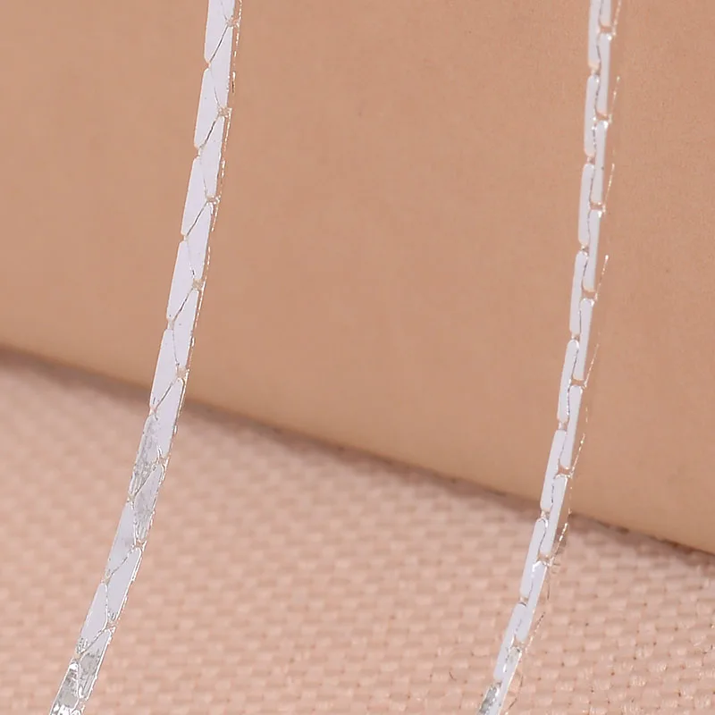 Хип-хоп Рок Мода Воротник волнистая цепочка ожерелье золотой серебряный цвет