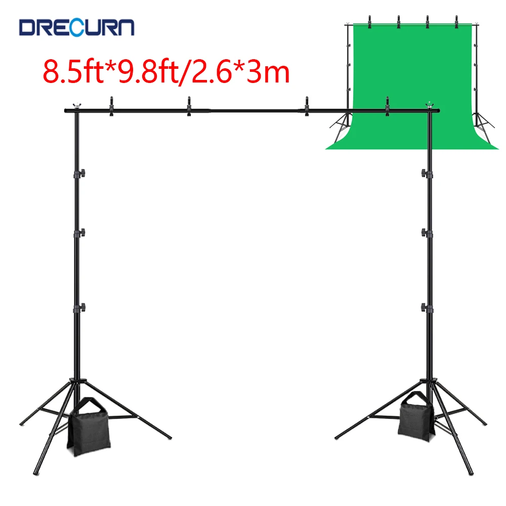 Регулируемая подставка для фона DRECURN 2 6*3 м система поддержки фотостудия