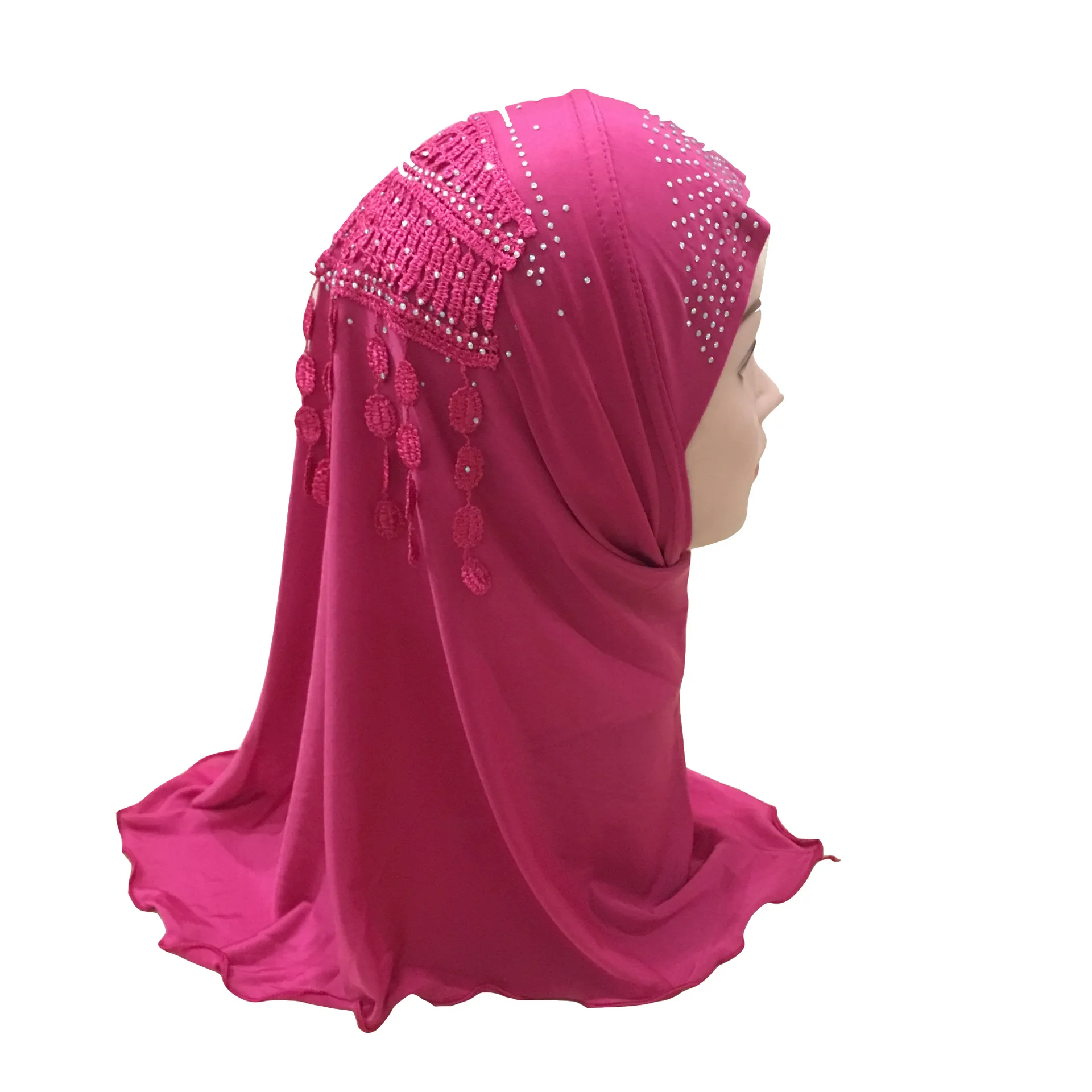 Новый Небольшой хиджаб для девочек детский мусульманский (подходит детей от 0 до 8