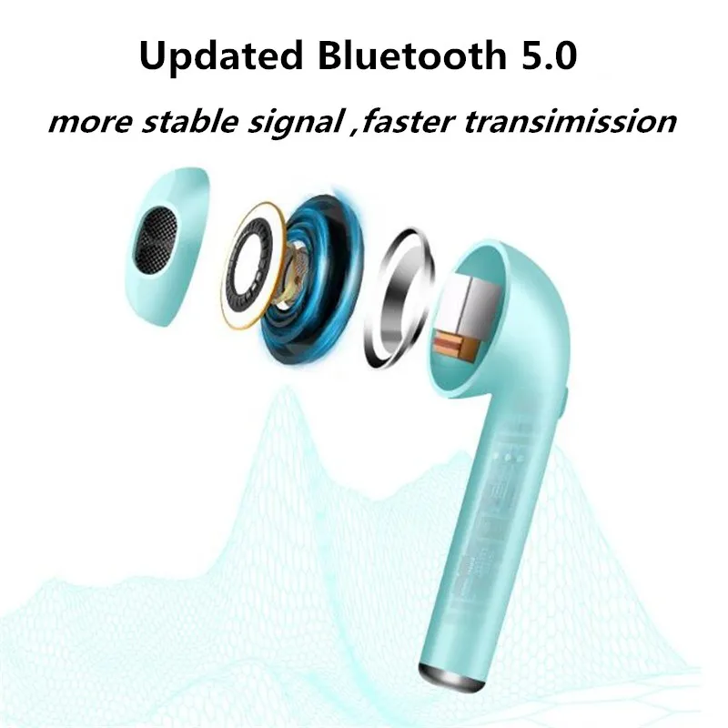 Hessy I16 TWS беспроводные наушники 1:1 Bluetooth 5,0 гарнитуры наушники с микрофоном стерео наушники Pk I10 I12