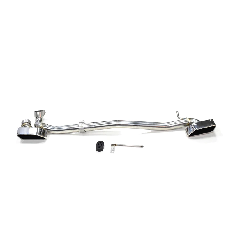304 Stainless Steel Exhaust Tip Square Muffler For BMW F10 520i 525i 528i 535i Pipe Car System | Автомобили и мотоциклы