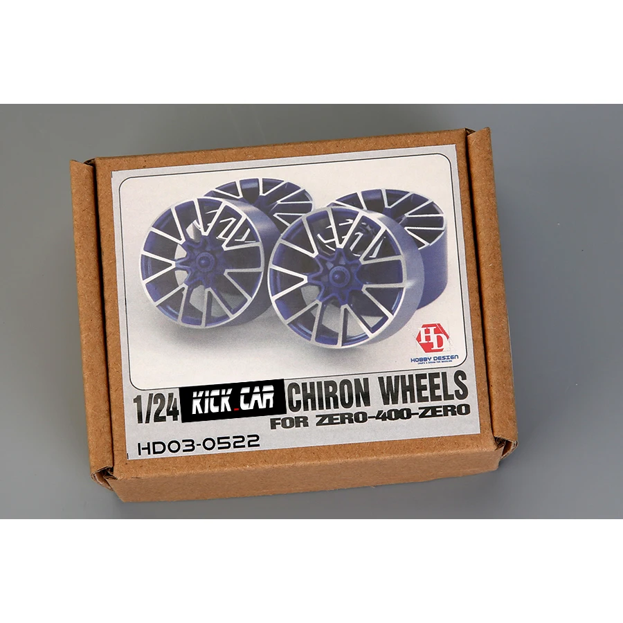 

1/24 Resin Retrofit For Car Models Hobbydesign HD03-0522 1/24 Chiron Wheels For Zero-400-Zero (Decal+Resin Wheels) Car Wheels