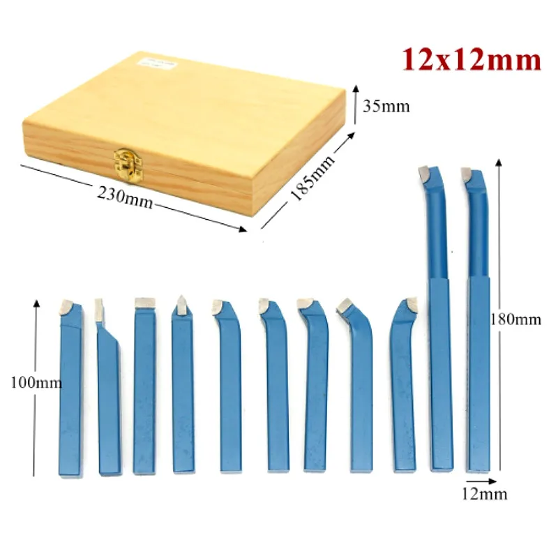 11 шт. Твердосплавный Наконечник наконечником Паяные резак инструмент Бит