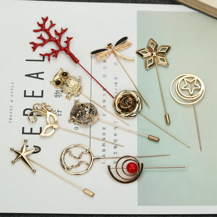 Я Remiel сплав круг для наращивания волос брошь завод заколки с животными и броши