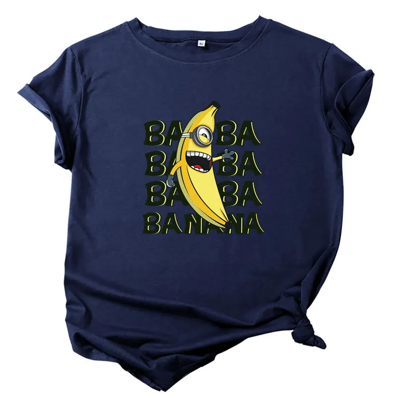 

BANANA Banana Summer Tshirt Graphic Tee Women Streetwear Oversized
