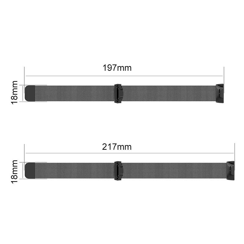 

Stainless Metal Strap Band Milanese Loop Magnetic Fitbit Charge 3 Magnetic Smart Strap Wrist Strap Bracelet Smart bracelet
