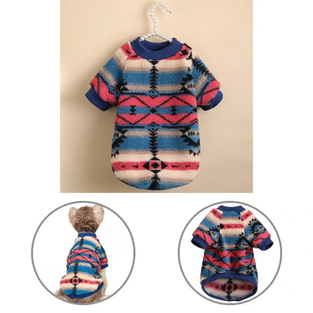 

Excellent Pet Coat Allergy Free Multicolor Puppy 2-Legged Winter Clothing Pet Accessories Dog Costume Pet Sweater