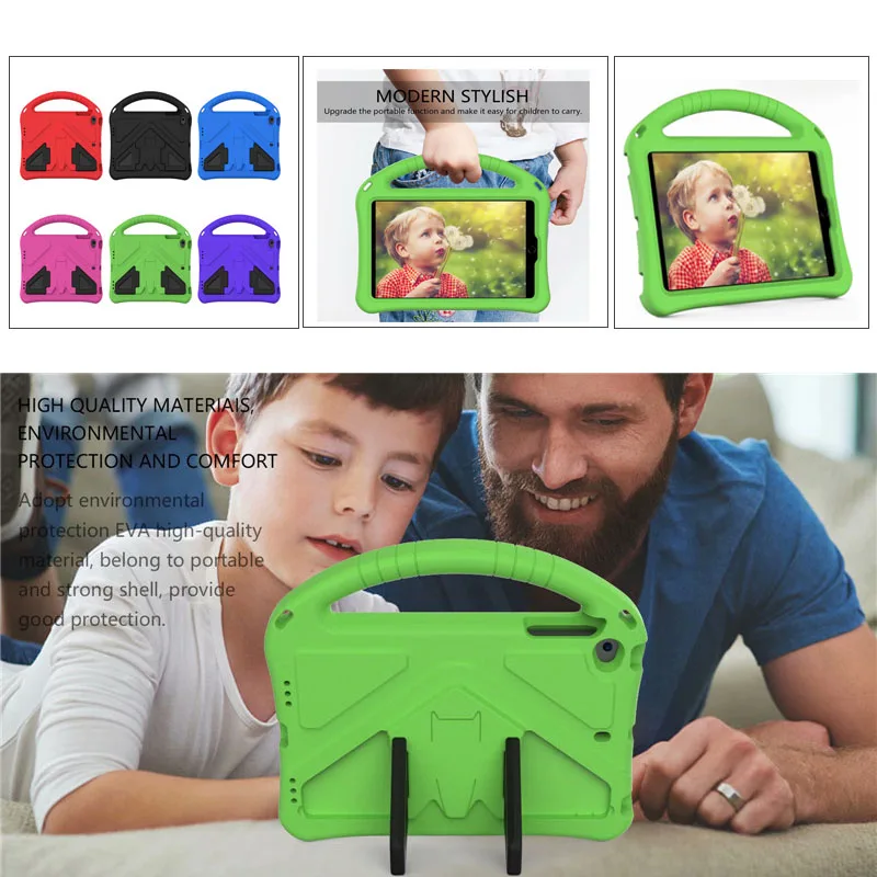 Чехол для планшета iPad Mini 2 3 4 5/9 7/10 дюйма/10 5 дюйма из ЭВА легко держать в руке детей