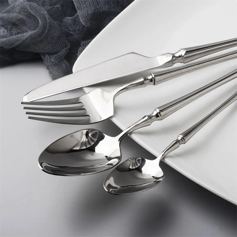 304 домашние полированные столовые приборы из нержавеющей стали столовый набор