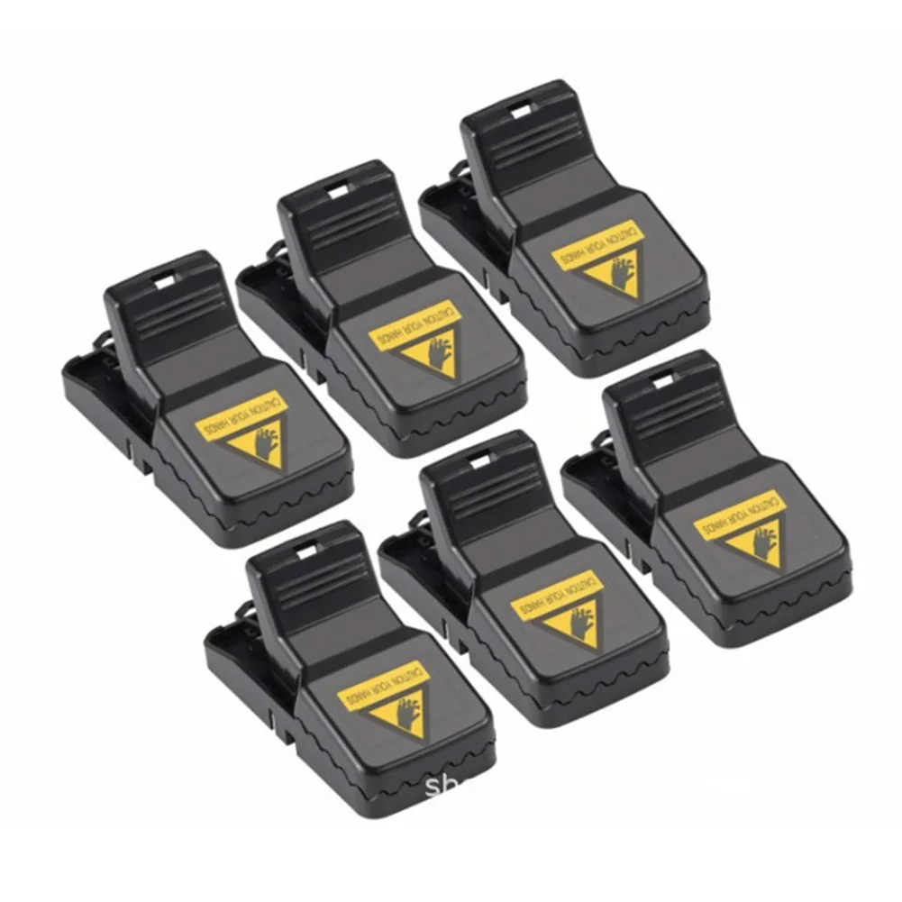 

6pcs Reusable Plastic Mouse Trap Mice Catching Rats Pest Killer Control Rodent Catcher Mousetrap Snapping Trapper