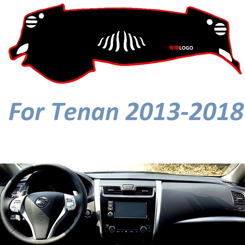 

Для Tenan 2013 для детей в возрасте от 2 до 14 лет 2015 2016 2017 2018 левый и правый руль Нескользящие приборной панели крышки коврик инструмент ковры авто...