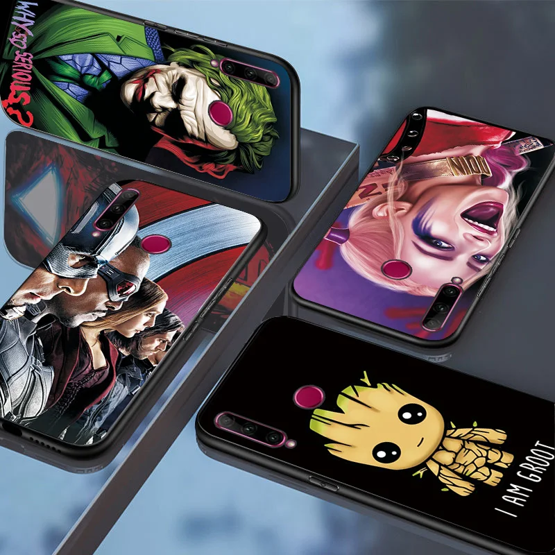 Чехол Marvel Hero для Honor 10, мягкий черный чехол из ТПУ, чехол для huawei Honor 10, 5,84 дюймов, Honor 10i 10 Lite view 10, чехол