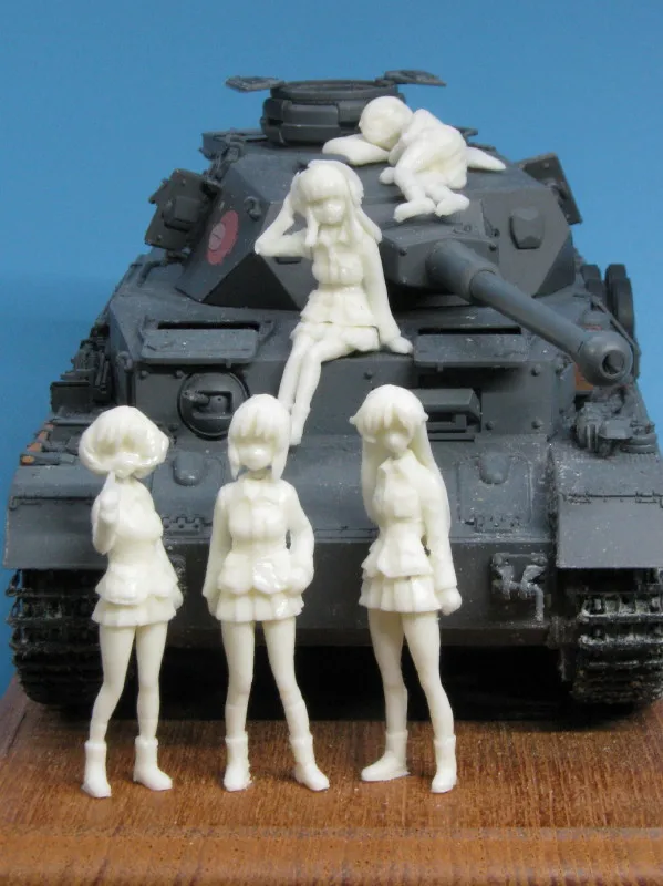 1/35 Набор для моделирования из смолы фигурка девочки | Игрушки и хобби
