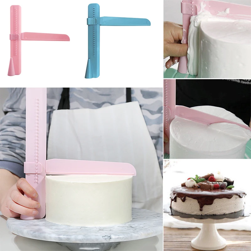 Cake Scraper Tool Accessories Smoother Adjustable Fashion Convenient Cute Party | Дом и сад