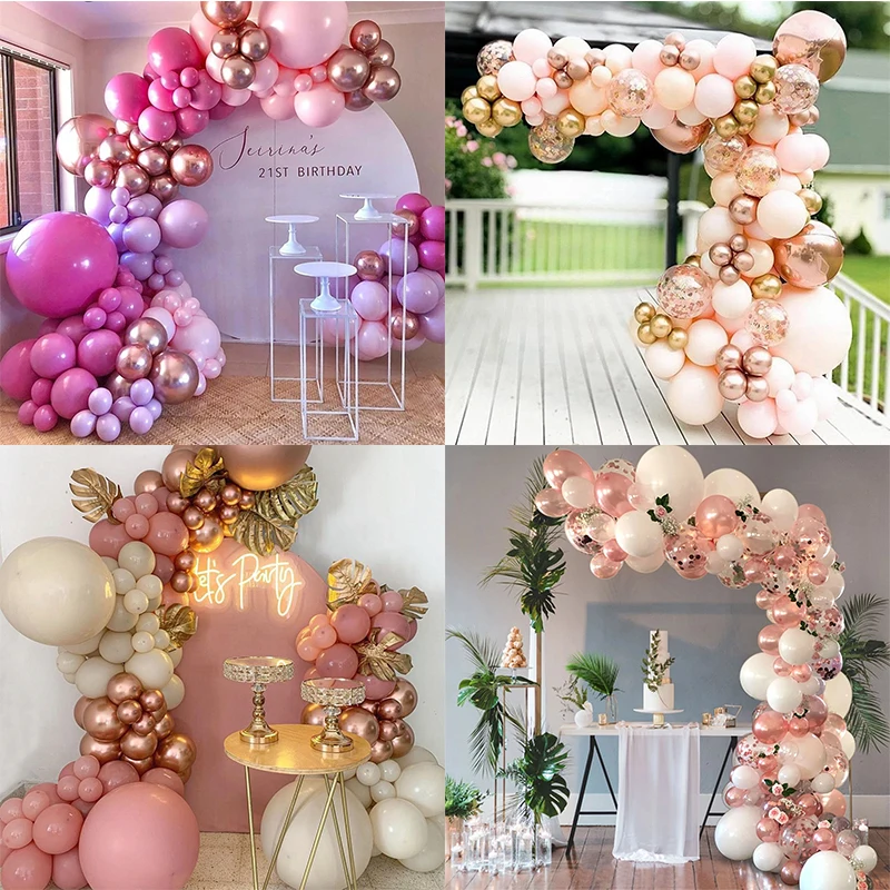 Тропический гавайский воздушные шары гирлянда арочный комплект клипсы для