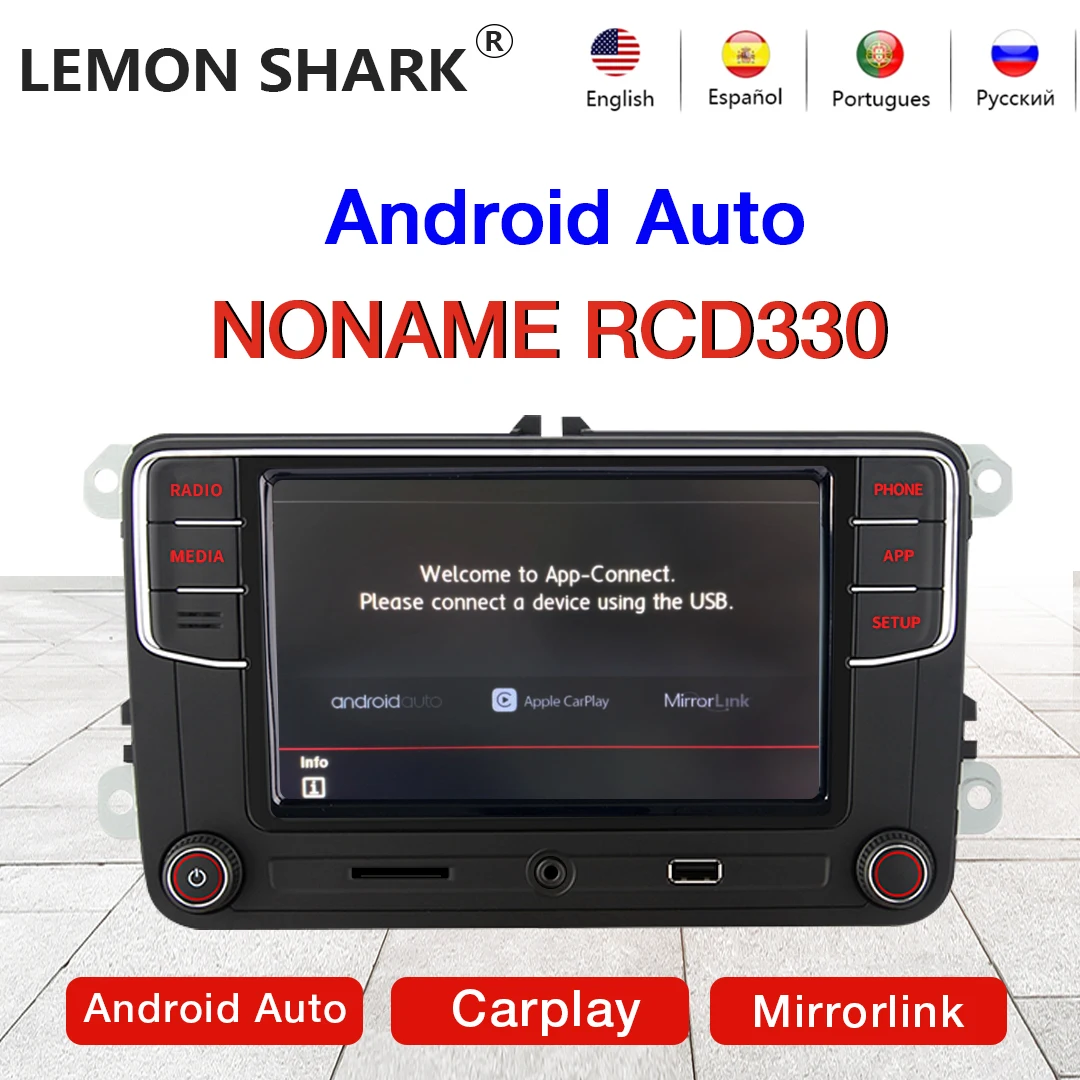 Noname RCD330 187B Android авто радио Carplay MirrorLink RCD340G для VW Golf 5 6 Jetta MK5 MK6 CC Tiguan Passat Polo |