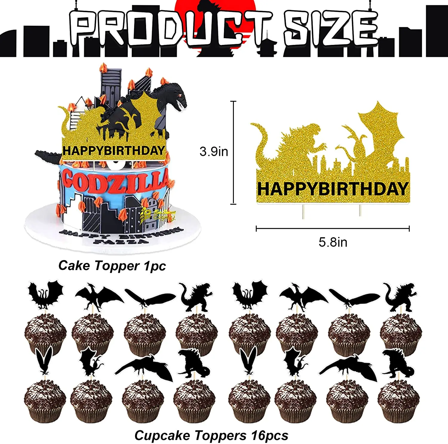 Гигант тематические праздничные товары для дня рождения монстра динозавра и Gorilla