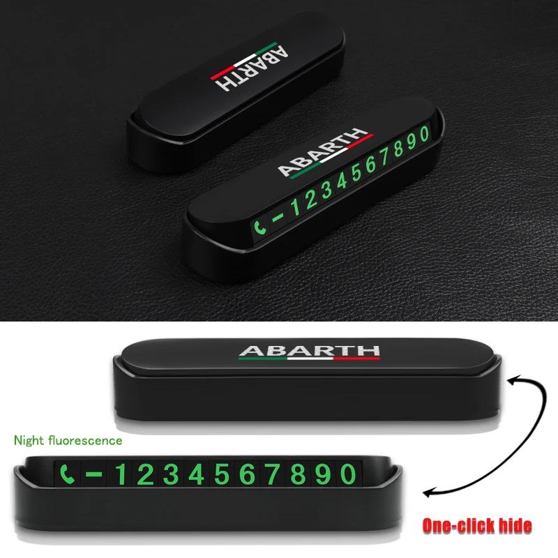 1 шт. 3D световой автомобиль для временной парковочной карты Стикеры эмблема Авто