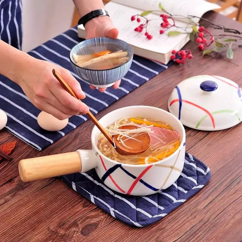 Посуда FANTERCY кастрюли японская простая креативная бамбуковая ручка горячая